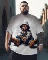 T-shirt à manches courtes grande taille pour homme Chuky